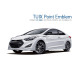tuix point emblem set for hyundai i30 2011-15 mnr